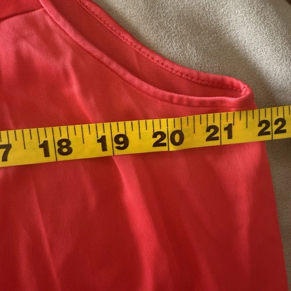 Vanity‎ Fair Vintage Nightgown Red Midi Floral Appliqué Sz XL Sexy Lingerie USA